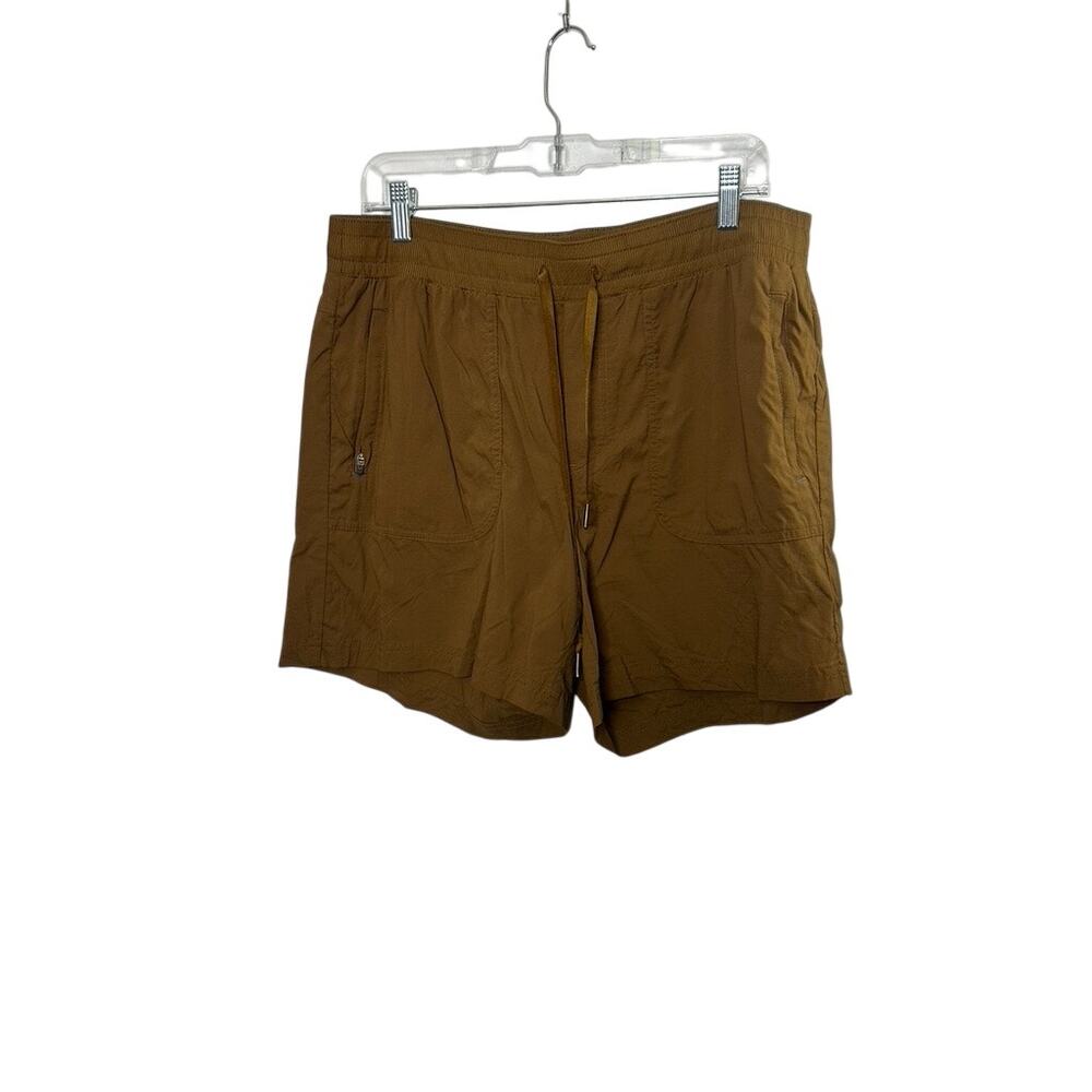 L.L. Bean Women's Vista Camp Shorts Size Large Pull-On Brown